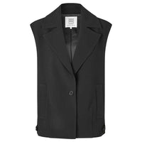 Second Female Fique Oversize Waistcoat Black