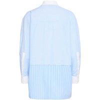 Ball BALia Button Together Shirt Powder Blue - J BY J Fashion