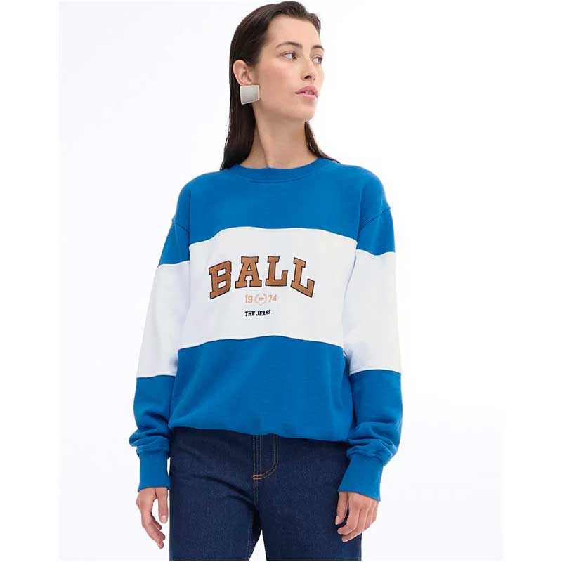 Ball BAMontana Sweatshirt Olympia Blue - J BY J Fashion