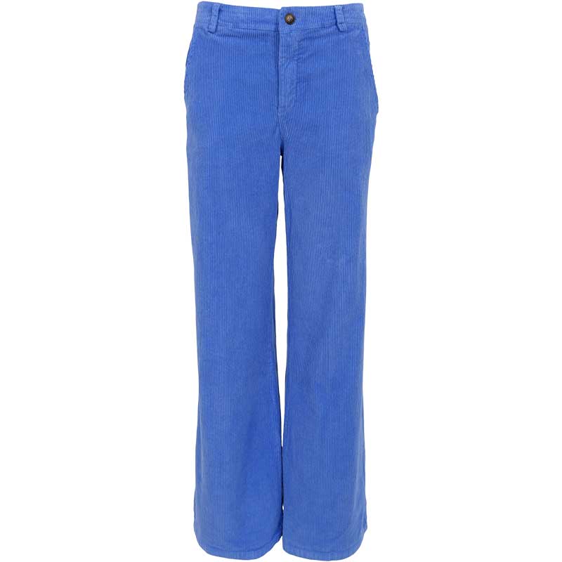 Black Colour BCCora Corduroy Box Pant Blue