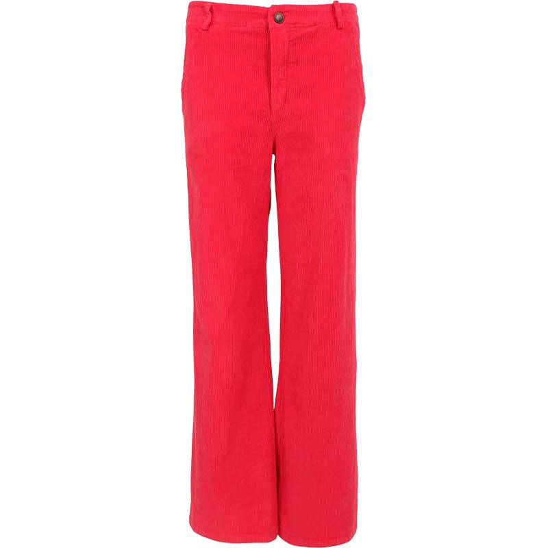 Black Colour BCCora Corduroy Box Pant Red