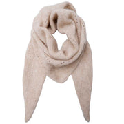 Black Colour BCDell Knitted Mini Scarf Natural - J BY J Fashion