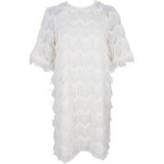 Black Colour BCGatsby Dress Off White - J BY J Fashion