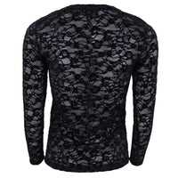 Black Colour BCSolene Lace Blouse Black - J BY J Fashion