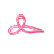 Black Colour BCYade Bow Hair Claw Pink - J BY J Fashion