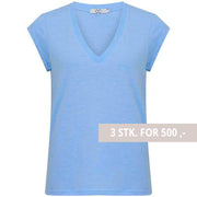 COSTER COPENHAGEN CCH1101 V-NECK T-SHIRT 588 LYSEBLÅ