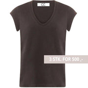 COSTER COPENHAGEN CCH1101 V-NECK T-SHIRT SORT