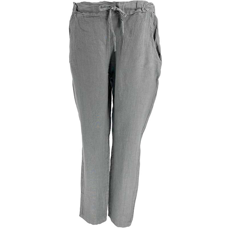 Cabana Living 3113-7 Ude Linen Pants Grå - J BY J Fashion