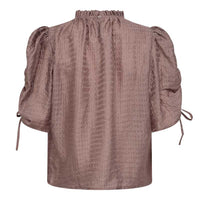 Co Couture CharlieCC SS Puff Blouse Old Rose