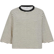 Co Couture ErinCC Stripe Tee WhiteBlack