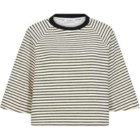 Co Couture ErinCC Stripe Tee WhiteBlack