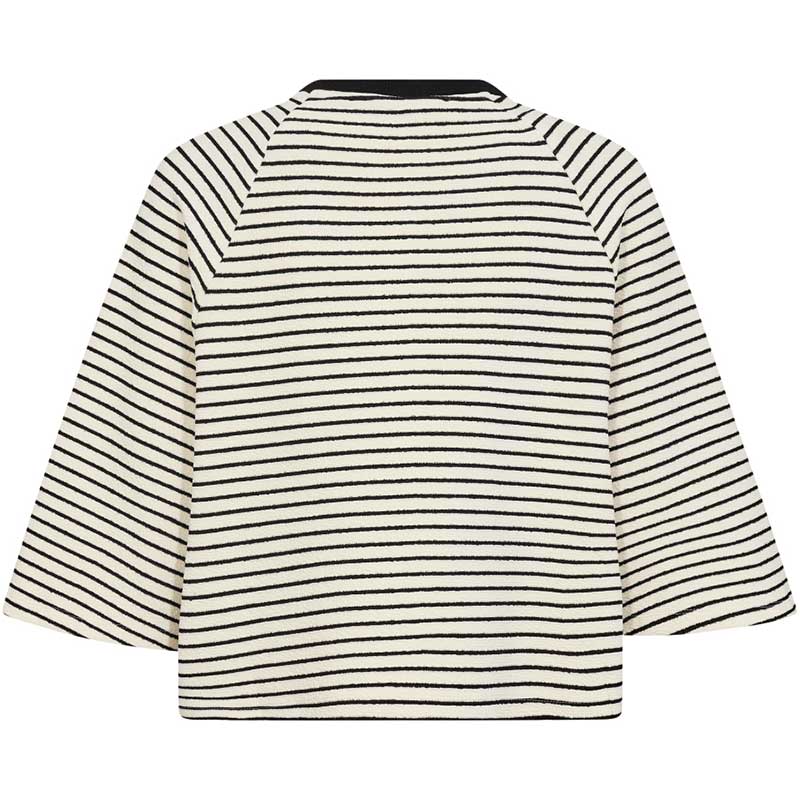 Co Couture ErinCC Stripe Tee WhiteBlack