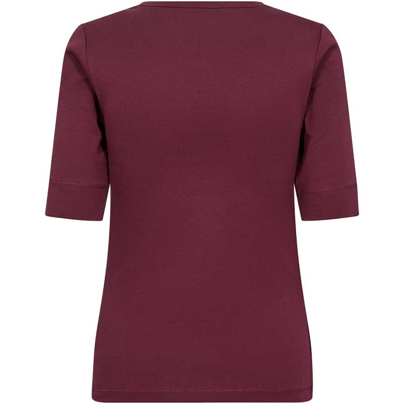 Co Couture GrannyCC SS Tee Burgundy - J BY J Fashion