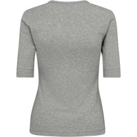 Co Couture GrannyCC SS Tee Grey Melange - J BY J Fashion