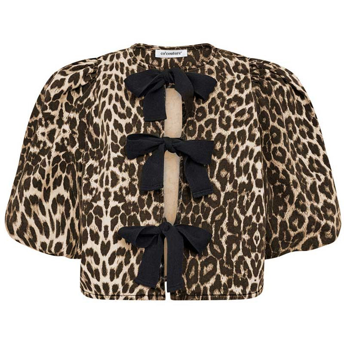 Co Couture LeoCC Bow Blouse Leopard - J BY J Fashion