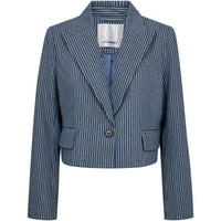 Co Couture NellieCC Stripe Blazer Blue