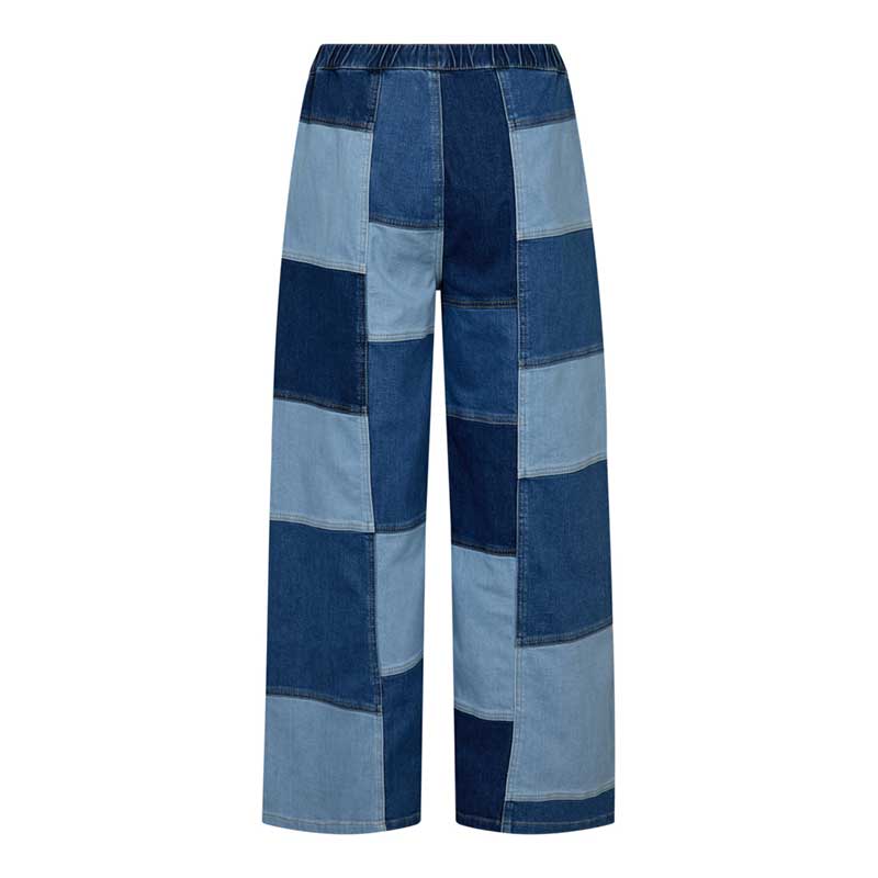 Co Couture PatchCC Denim Pant Denim Blue - J BY J Fashion