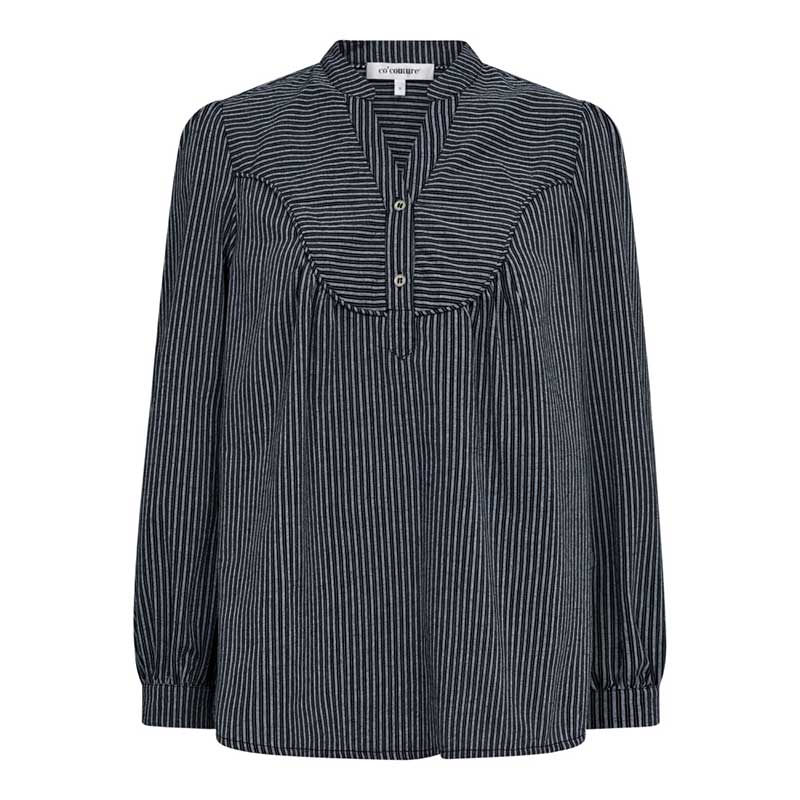 Co Couture SimonaCC Stripe Blouse Navy - J BY J Fashion