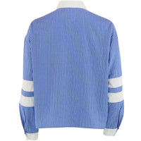 Continue 14720 Ally 21 Small Stripe Shirt Blue