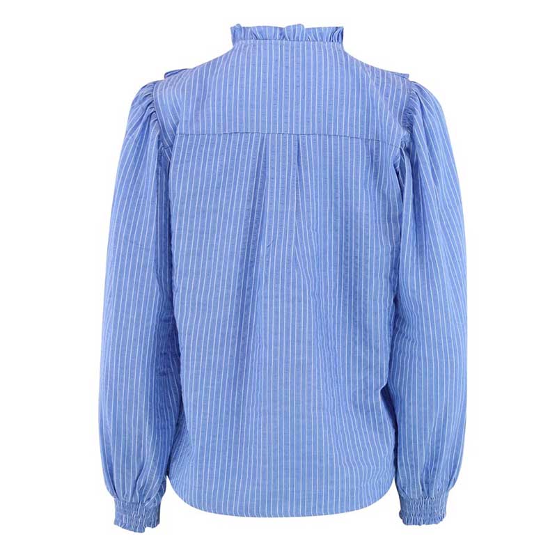 Continue Silke Stripe Shirt Blue Stripe