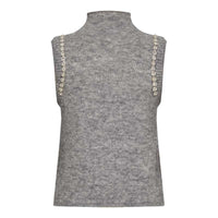 Copenhagen Muse CMIbra Waistcoat Light Grey Melange