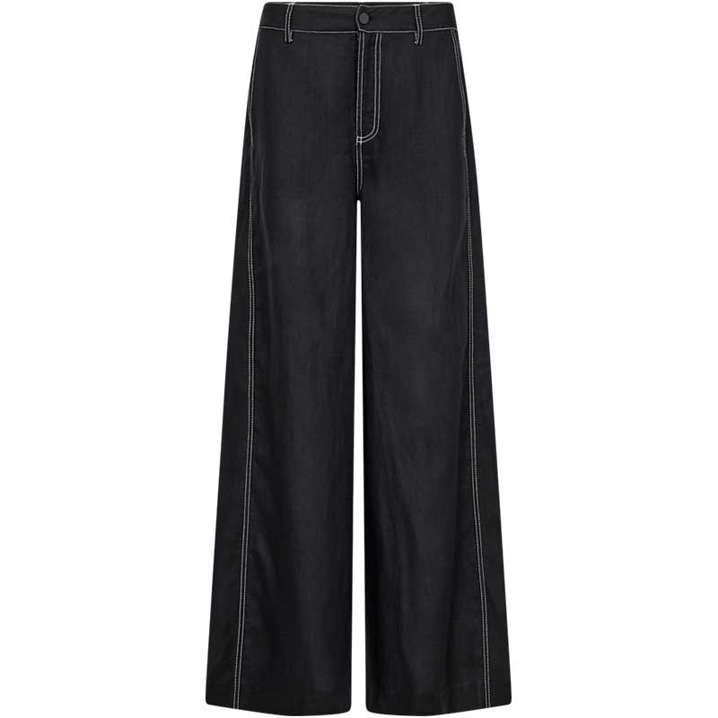 Copenhagen Muse CMNatuli Pants With Heavy Stitch Black