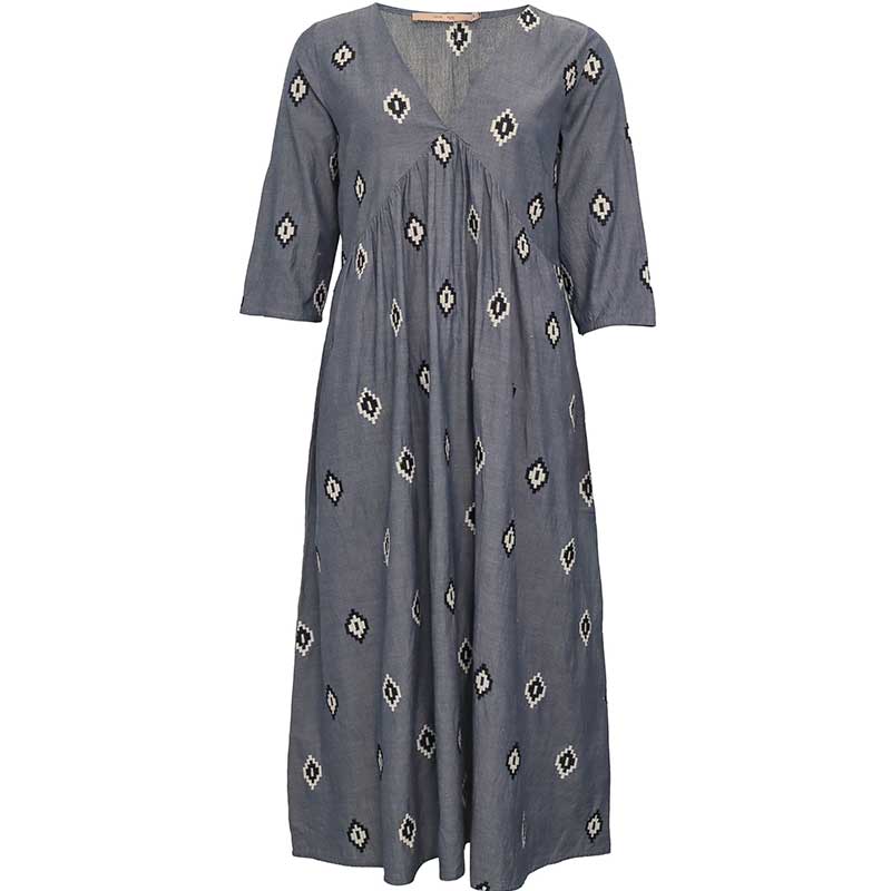 Costamani Dolly Dress Denim Ebroidery - J BY J Fashion