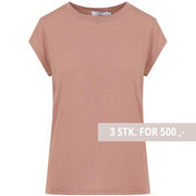 Coster Copenhagen CCH1100 Basic T-Shirt 222 Washed Rose - J BY J Fashion