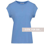 Coster Copenhagen CCH1100 Basic T-Shirt 503 Blå - J BY J Fashion