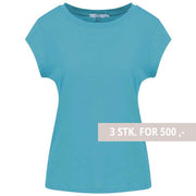 Coster Copenhagen CCH1100 Basic T-Shirt 585 Turkis - J BY J Fashion