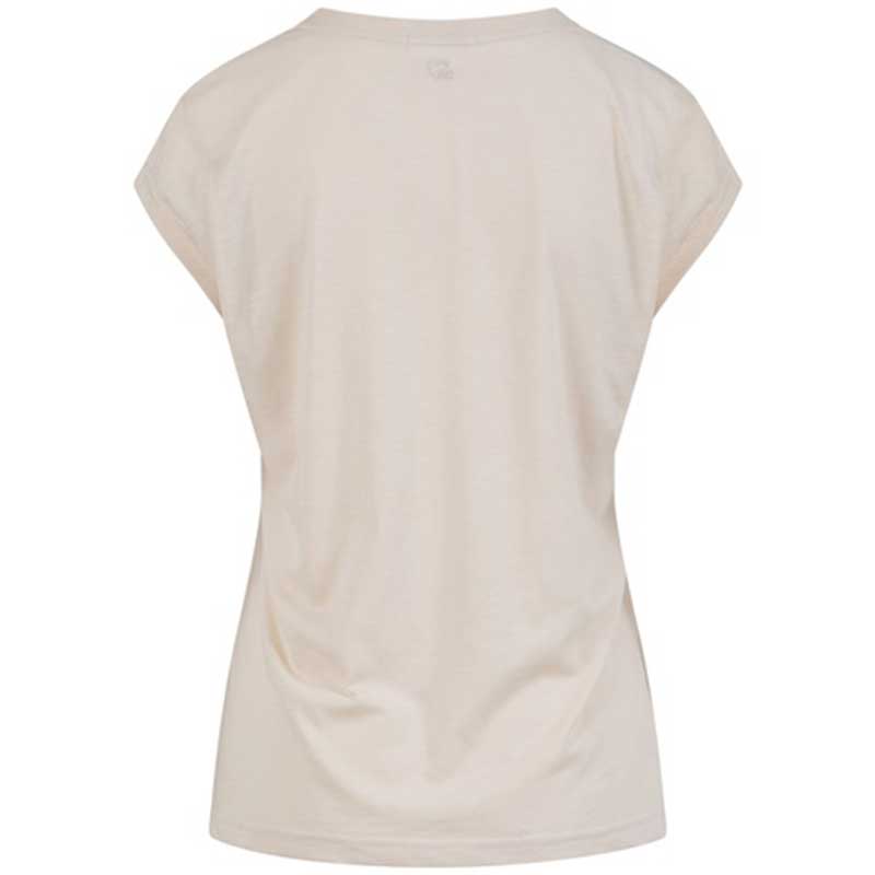 Coster Copenhagen CCH1101 V-Neck T-Shirt 241 Creme - J BY J Fashion