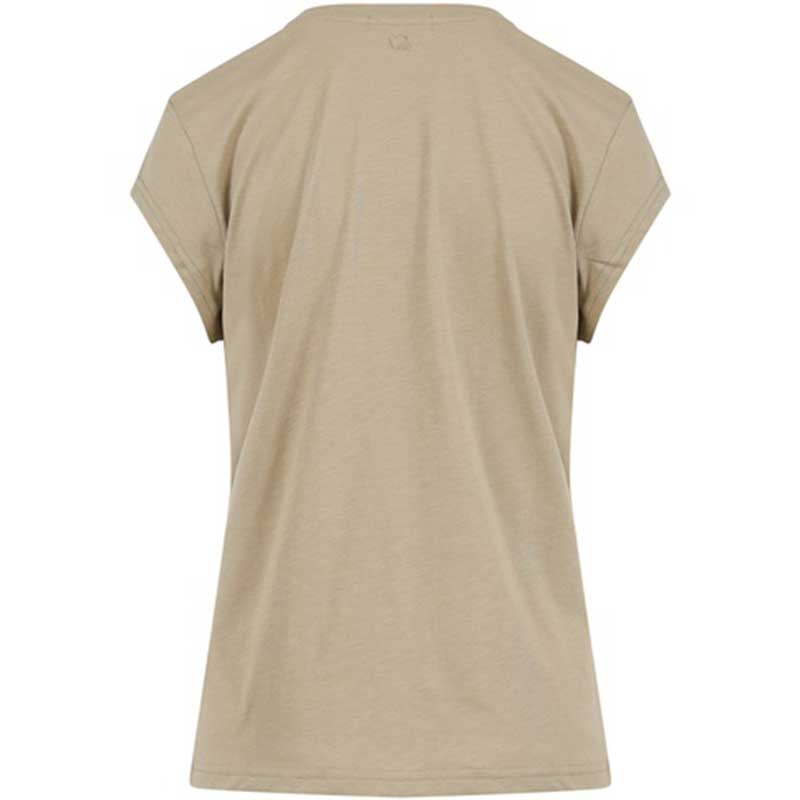 Coster Copenhagen CCH1101 V-Neck T-Shirt 406 Sand Olive - J BY J Fashion