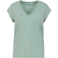 Coster Copenhagen CCH1101 V-Neck T-Shirt 462 Minty Green - J BY J Fashion