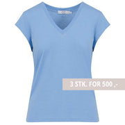 Coster Copenhagen CCH1101 V-Neck T-Shirt 503 Blå