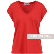 Coster Copenhagen CCH1101 V-Neck T-Shirt 613 Red