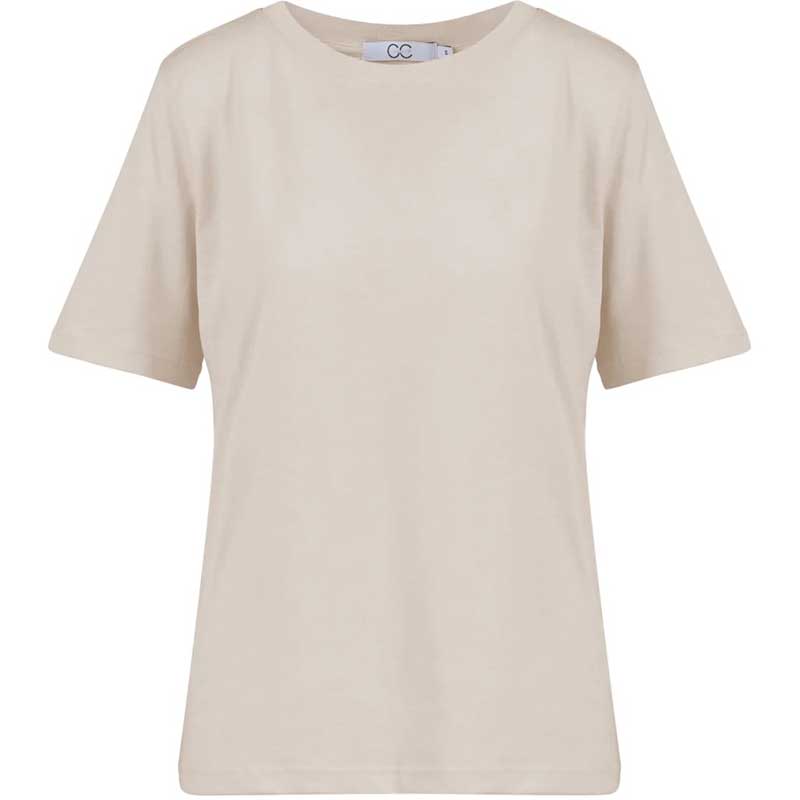 Coster Copenhagen CCH1118 Regular T-Shirt 241 Creme - J BY J Fashion