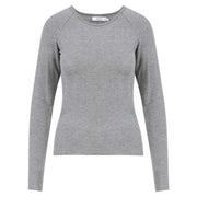 Coster Copenhagen CCH2202 Lana Wool Long Sleeve Grey Melange - J BY J Fashion