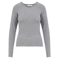 Coster Copenhagen CCH2202 Lana Wool Long Sleeve Grey Melange - J BY J Fashion