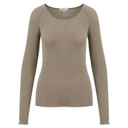 Coster Copenhagen CCH2202 Lana Wool Long Sleeve Hazel Melange - J BY J Fashion