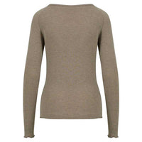 Coster Copenhagen CCH2202 Lana Wool Long Sleeve Hazel Melange - J BY J Fashion