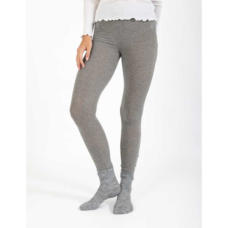 Coster Copenhagen CCH3153 Lana Wool Leggings Grey Melange - J BY J Fashion