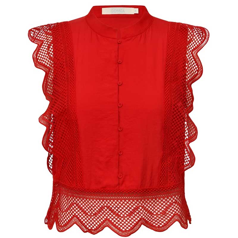 Gossia JulineGO Jo Blouse Rød - J BY J Fashion