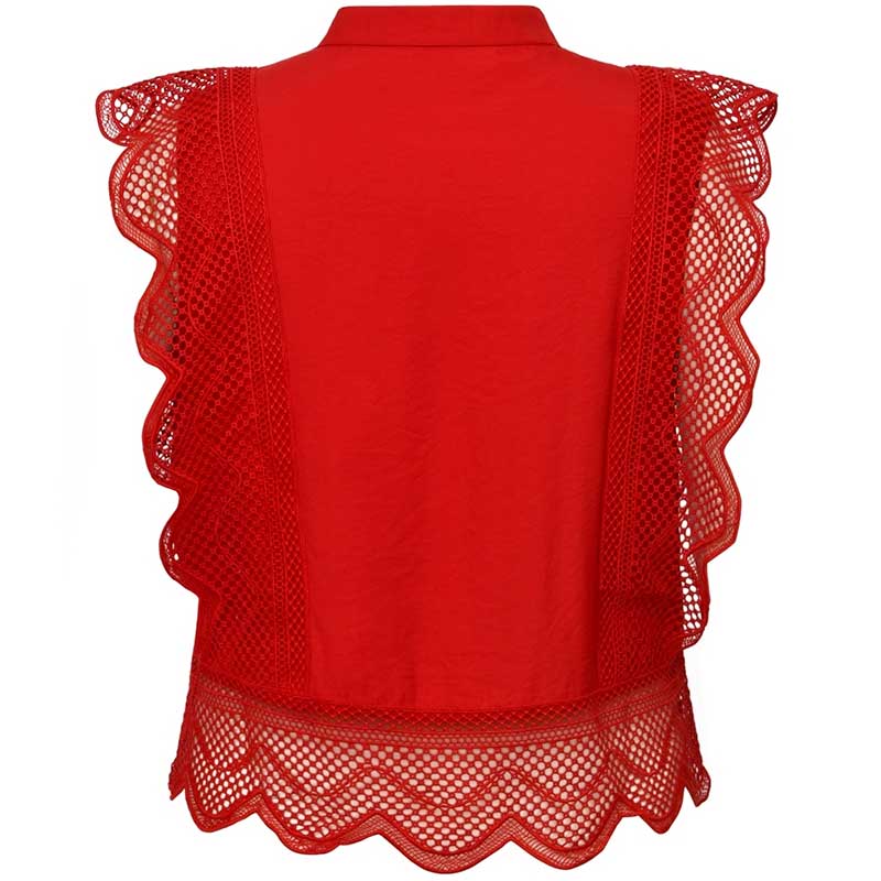 Gossia JulineGO Jo Blouse Rød - J BY J Fashion