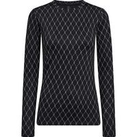 Hype The Detail 200-14-46 Printed Blouse Black