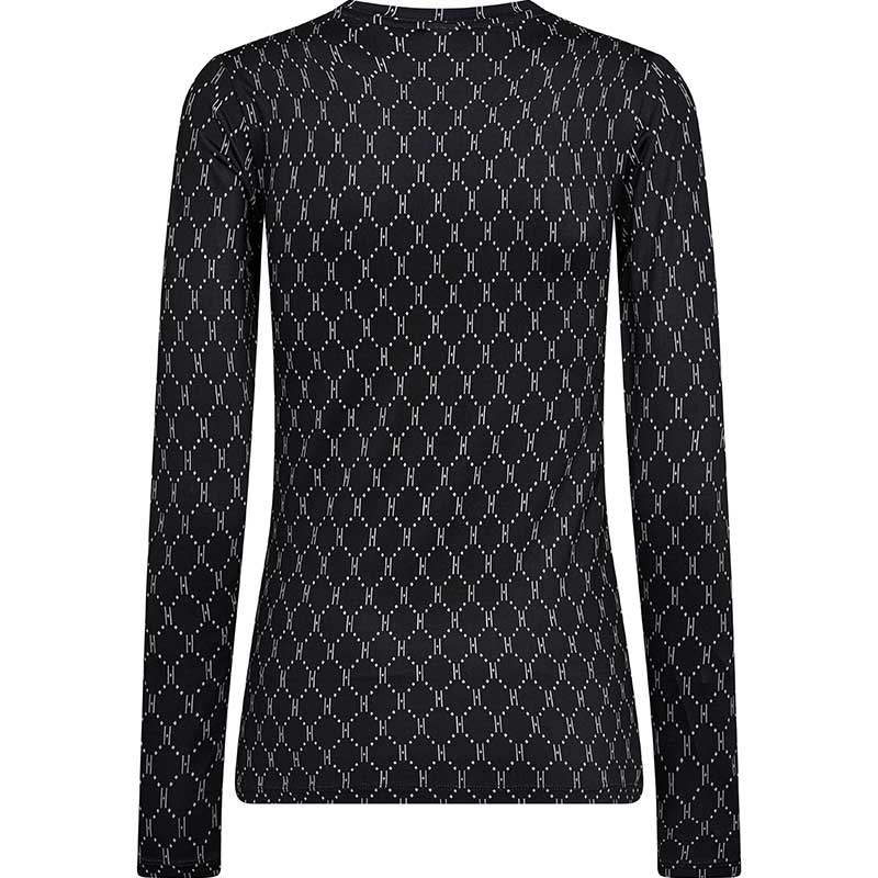 Hype The Detail 200-14-46 Printed Blouse Black