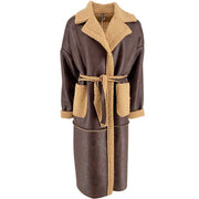 J By J 13067 Teddy Coat Brown - J BY J Fashion