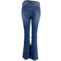 J By J 1356 Flare Jeans Blue - J BY J Fashion