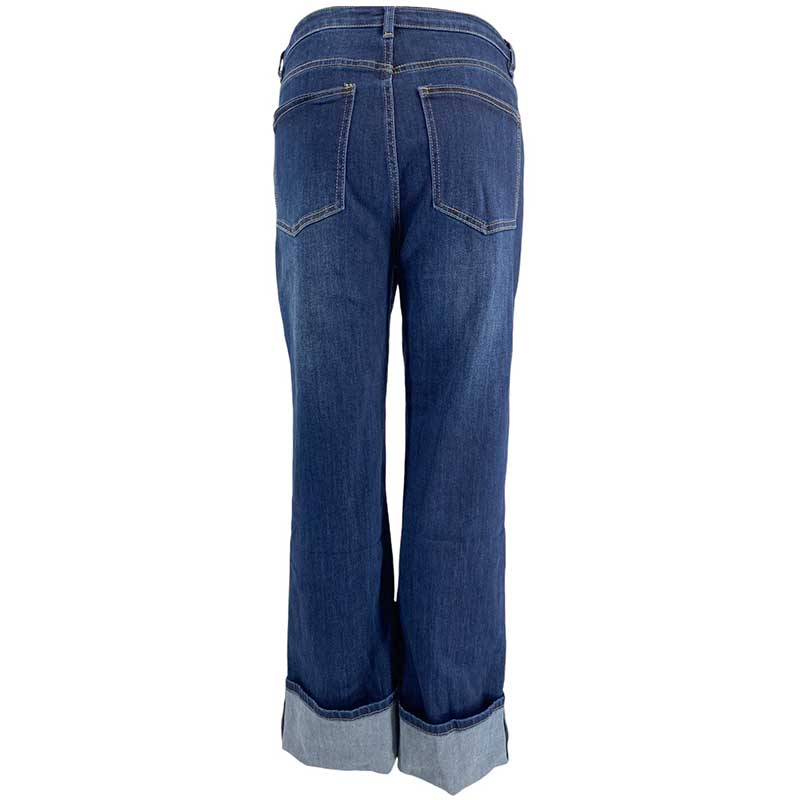 J By J 1364 Wide Stretch Jeans Blue - J BY J Fashion