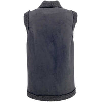 J By J 26968 Teddy Vest Black - J BY J Fashion