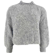 J By J 3038 Turtle Neck Knit Grey - J BY J Fashion